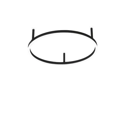 Lampa cu montaj pe tavan Oracle slim pl d050 round 3000k on-off Negru
