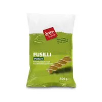 Fusilli din grau dur integral bio 500g Green Organics