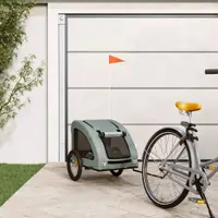 Gossi remorca de bicicleta animale companie, gri, textil oxford/fier