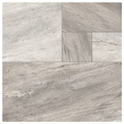 Gresie exterior / interior portelanata Sardes Grey 60 x 60 cm mata rectificata tip piatra naturala