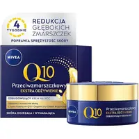 Cremă de noapte, Nivea, Q10 Power, fermitate și anti-rid, 50ml