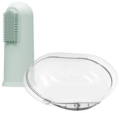 Vârf periuță de dinți din silicon Dr. Brown's - Verde