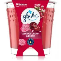 GLADE Luscious Cherry & Peony lumânare parfumată 112 g