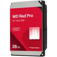 Hdd Nas Wd Red Pro 26tb Cmr, 3.5'', 512mb, 7200 Rpm, Sata, Tbw: 550