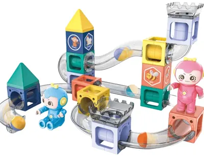 Constructor magnetic pentru copii Sonne - Neo, 38 piese