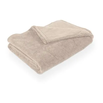 Pătură taupe din micropluș/cocolino 150x200 cm Pippa – Tiseco Home Studio