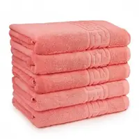 Set 5 Prosoape Baie, Bumbac 100% - Corai