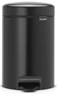 Coș de gunoi Brabantia - NewIcon, 3 l, Matt Black