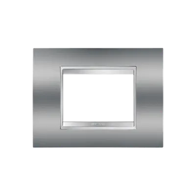 Placa ornament Chorus LUX - tehnopolimer metalizat - 3 module- CHROME - CHORUS