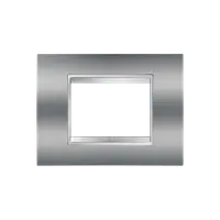 Placa ornament Chorus LUX - tehnopolimer metalizat - 3 module- CHROME - CHORUS