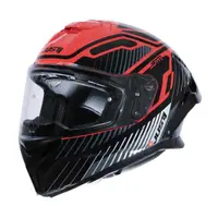Casca moto integrala JUST1 J-STR TACTICAL,argintiu rosu lucios,marime XXL