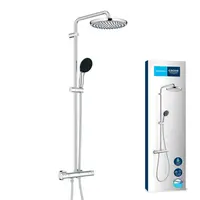 Sistem de dus Grohe Vitalio Start 250, aparent, termostat, 250 mm, 1 functie, crom, 26677001