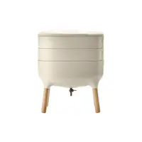 Coș pentru compost bej Urbalive – Plastia