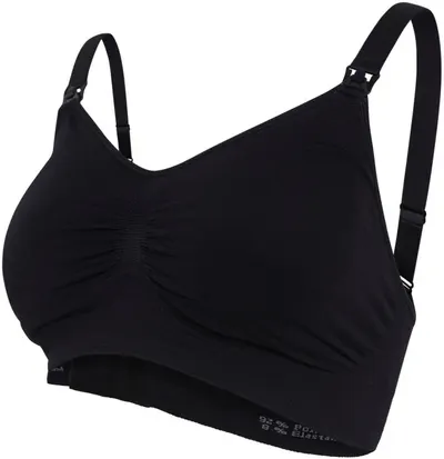 Sutien alaptare, cupe buretate Carriwell, marimea L, negru