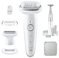 Epilator Braun - Silk-épil 9 SES 9-241, alb/argintiu