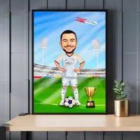 Caricatura Fotbalist
