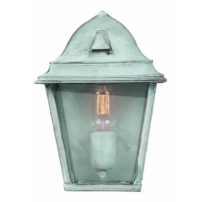 Aplica St James 1 Light Wall Lantern – Verdigris