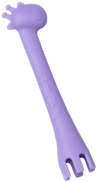 Furculetă multifuncțională din silicon Wee Baby - violet