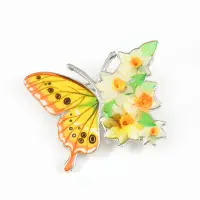 Brosa martisor fluture multicolor
