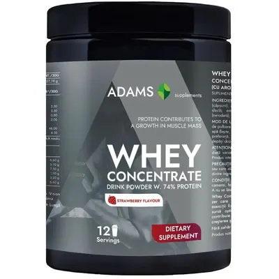 Concentrat Proteic din Zer cu Aroma de Capsuni 360g