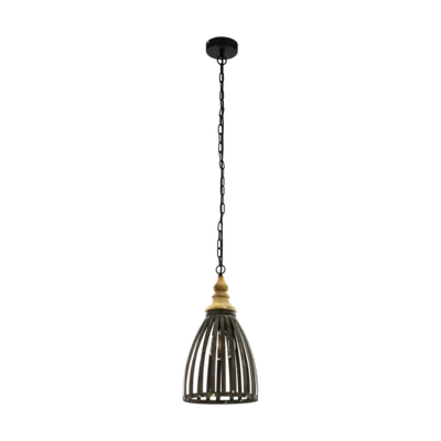 Lampa suspendata OLDCASTLE negru, brown 220-240V,50/60Hz