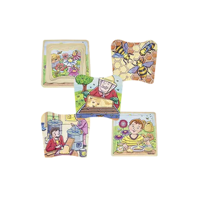 Puzzle stratificat Mierea de albine