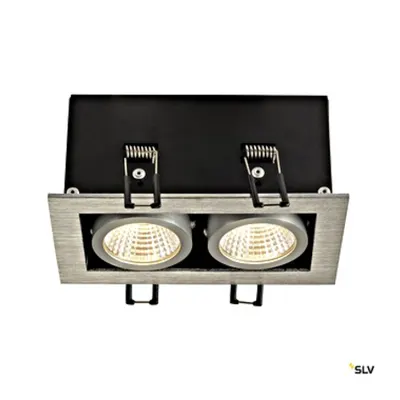 KADUX LED dublu DL Set, 3000K38°, alu.periat