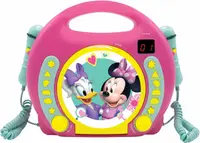 CD player Lexibook - Disney Minnie, cu 2 microfoane, roz