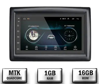 Navigatie Renault Megane 2 (2002-2009), Android, P-Quadcore 1GB RAM + 16GB ROM, 7 Inch - AD-BGP1001+AD-BGRRE0032DIN