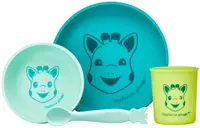 Set de hranire din silicon Sophie la Girafe, Apa