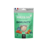 MARLY&DAN Immunity, XS-XL, Somon, punguță recompense funcționale fără cereale câini, sistem imunitar, 80g