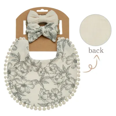 Set Baveta Reversibila Si 2 Bentite pentru Copii - Gri