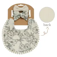 Set Baveta Reversibila Si 2 Bentite pentru Copii - Gri