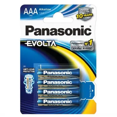 Baterii AAA R3, blister 4 Buc. Panasonic EVOLTA