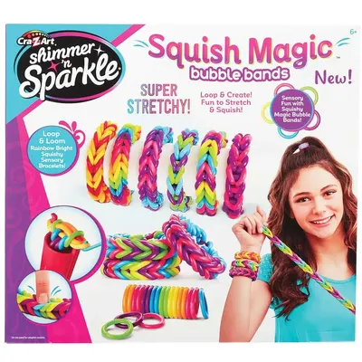 Set creativ Cra-Z-Art - Fă-ți propriile brățări Bubble bands