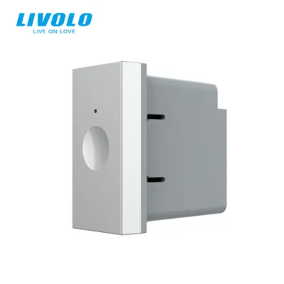 Modul intrerupator simplu tactil, 1M, Protocol Zigbee Gri