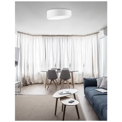 Plafoniera MAGGIO Nisipiu Alb Aluminiu Mat Alb Acrylic Diffuser LED 60 Wat 230 Volt 4280Lm 3000K IP20