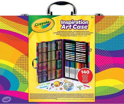 Geantă pentru artiști Crayola - 140 piese
