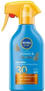 Nivea Sun Spray de protecție solară Protect & Bronze, SPF30, 250 ml