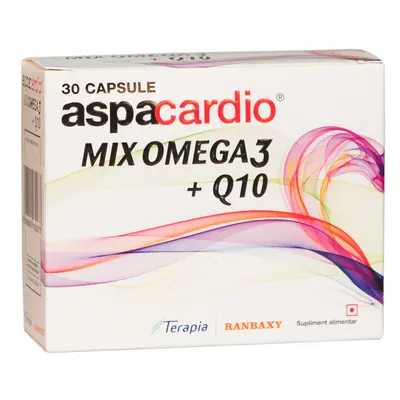 Aspacardio Mix Omega 3 + Q10, Terapia SA | 30 capsule