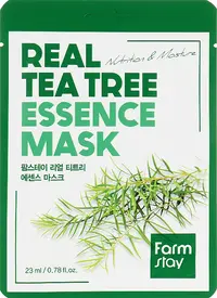 FarmStay Real Essence Mască de față folie Tea Tree, 23 ml