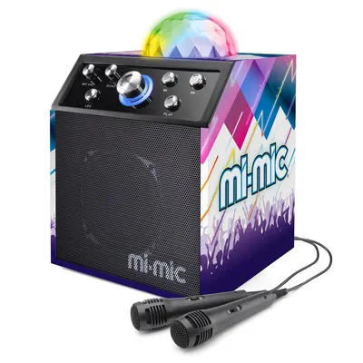 Sistem Karaoke cu 2 microfoane si boxa Mi Mic