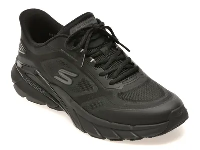 Pantofi sport SKECHERS negri, SKECH CAGE , din material textil