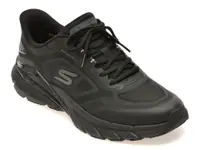 Pantofi sport SKECHERS negri, SKECH CAGE , din material textil