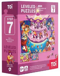 Puzzle progresiv pentru copii Toi World - Parcul de distractii, nivel 7