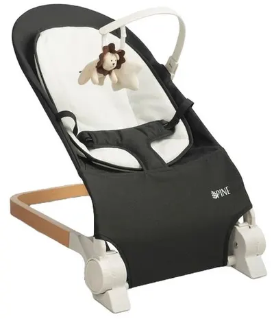 Șezlong pentru bebeluși Caretero - Pine, negru