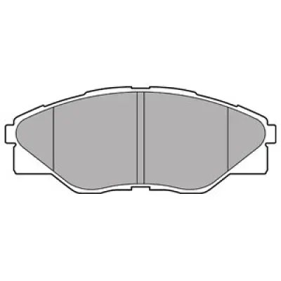 Set placute frana, frana disc DELPHI LP2496