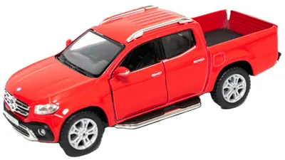 Mașinuță metalică Kinsmart - Mercedes-Benz X-Class, 1:42, roșie