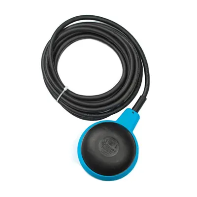 Plutitor cu contact - 1 contact, 20 A, PVC, Standard, Plutitor cu contact comutator pentru sisteme cu apa neagra, 10 metri