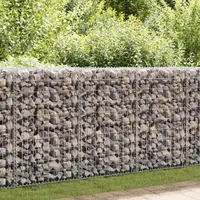 vidaXL Perete gabion cu capace, 300 x 30 x 100 cm, oțel galvanizat